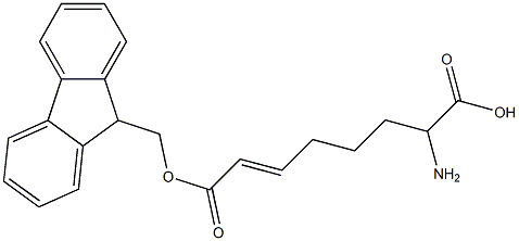 (2S)-FMOC-2-AMINO-6-HEPTENOIC ACID Struktur