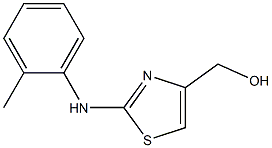 (2-[(2-METHYLPHENYL)AMINO]-1,3-THIAZOL-4-YL)METHANOL Struktur