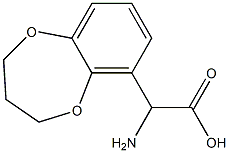 AMINO-(3,4-DIHYDRO-2H-BENZO[B][1,4]DIOXEPIN-6-YL)-ACETIC ACID Struktur