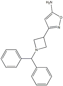 3-(1-BENZHYDRYL-AZETIDIN-3-YL)-ISOXAZOL-5-YLAMINE Struktur