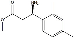 METHYL (3R)-3-AMINO-3-(2,4-DIMETHYLPHENYL)PROPANOATE Struktur