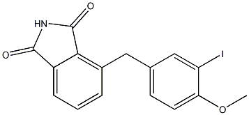 3-IODO-4-METHOXYBENZYLPHTHALIMIDE Struktur