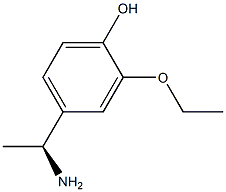 4-((1S)-1-AMINOETHYL)-2-ETHOXYPHENOL Struktur