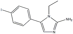 1-ETHYL-5-(4-IODOPHENYL)-1H-IMIDAZOL-2-AMINE Struktur