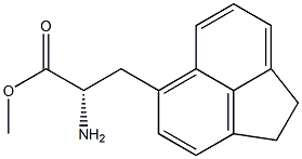 METHYL (2S)-3-ACENAPHTHEN-5-YL-2-AMINOPROPANOATE Struktur