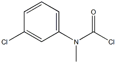 N-(3-CHLORO-PHENYL)-N-METHYL-CARBAMOYLCHLORIDE Struktur