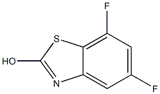 5,7-DIFLUORO-2-HYDROXYBENZOTHIAZOLE Struktur