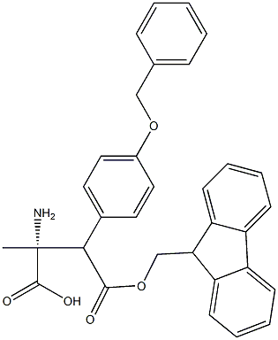 FMOC-O-BENZYL-ALPHA-METHYL-D-TYR Struktur