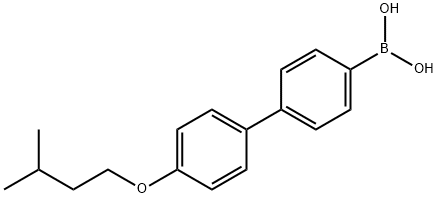 4-(4'-ISOPENTYLOXYPHENYL)PHENYLBORONIC ACID Structure