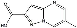 6-METHYL-PYRAZOLO[1,5-A]PYRIMIDINE-2-CARBOXYLIC ACID Struktur