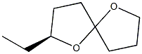 (2S,5R,S)-2-ETHYL-1,6-DIOXASPIRO[4.4]NONANE Struktur