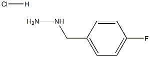 (4-FLUOROBENZYL)HYDRAZINE HYDROCHLORIDE Struktur