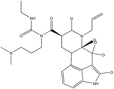 CABERGOLINE-D5 Struktur