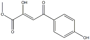 METHYL (2Z)-2-HYDROXY-4-(4-HYDROXYPHENYL)-4-OXOBUT-2-ENOATE Struktur