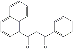 1-NAPHTHALEN-1-YL-3-PHENYL-PROPANE-1,3-DIONE Struktur