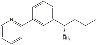 (1S)-1-(3-(2-PYRIDYL)PHENYL)BUTYLAMINE Struktur