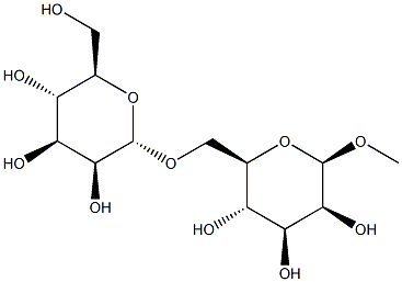 METHYL 6-O-(ALPHA-D-MANNOPYRANOSYL)-BETA-D-MANNOPYRANOSIDE Struktur