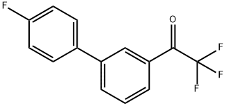 3'-(4-FLUOROPHENYL)-2,2,2-TRIFLUOROACETOPHENONE Struktur