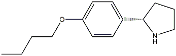 1-((2S)PYRROLIDIN-2-YL)-4-BUTOXYBENZENE Struktur