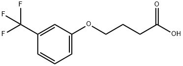 4-(3-TRIFLUOROMETHYL-PHENOXY)-BUTYRIC ACID Struktur