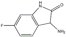 3-AMINO-6-FLUORO-1,3-DIHYDRO-2H-INDOL-2-ONE Struktur