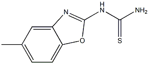 N-(5-METHYL-1,3-BENZOXAZOL-2-YL)THIOUREA Struktur