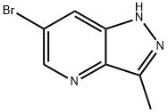 6-BROMO-3-METHYL-1H-PYRAZOLO[4,3-B]PYRIDINE Struktur