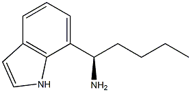 (1R)-1-INDOL-7-YLPENTYLAMINE Struktur