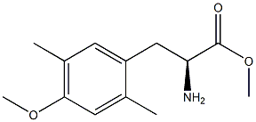 METHYL (2S)-2-AMINO-3-(4-METHOXY-2,5-DIMETHYLPHENYL)PROPANOATE Struktur