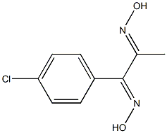 1-(4-CHLORO-PHENYL)-PROPANE-1,2-DIONE DIOXIME Struktur