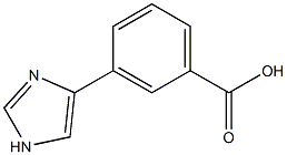 3-(1H-IMIDAZOL-4-YL)BENZOIC ACID Struktur