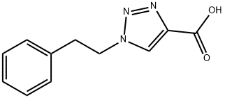 1-PHENETHYL-1H-[1,2,3]TRIAZOLE-4-CARBOXYLIC ACID Struktur