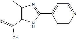 5-METHYL-2-PYRIDIN-4-YL-3H-IMIDAZOLE-4-CARBOXYLIC ACID Struktur