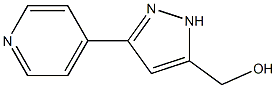 (5-PYRIDIN-4-YL-2H-PYRAZOL-3-YL)-METHANOL Struktur