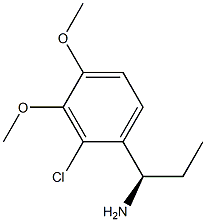 (1R)-1-(2-CHLORO-3,4-DIMETHOXYPHENYL)PROPYLAMINE Struktur