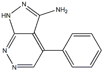 4-PHENYL-1H-PYRAZOLO[3,4-C]PYRIDAZIN-3-AMINE Struktur