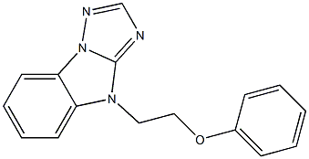 4-(2-PHENOXYETHYL)-4H-[1,2,4]TRIAZOLO[1,5-A]BENZIMIDAZOLE Struktur