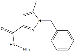 1-BENZYL-5-METHYL-1H-PYRAZOLE-3-CARBOHYDRAZIDE Struktur