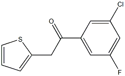 3'-CHLORO-5'-FLUORO-2-THIENYLACETOPHENONE Struktur