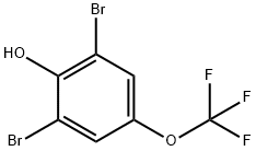 2,6-DIBROMO-4-(TRIFLUOROMETHOXY)PHENOL Struktur