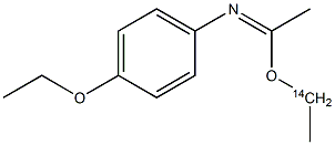 PHENACETIN, [O-ETHYL-14C] Struktur