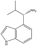 (1S)-1-INDOL-4-YL-2-METHYLPROPYLAMINE Struktur