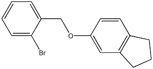 2-BROMOBENZYL-(5-INDANYL)ETHER Struktur