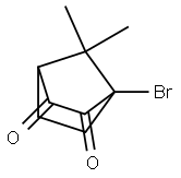 1-BROMO-7,7-DIMETHYLBICYCLO[2.2.1]HEPTANE-2,3-DIONE Struktur