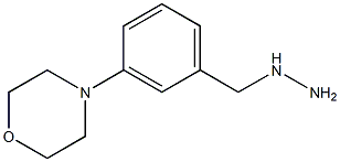 (3-MORPHOLIN-4-YL-BENZYL)-HYDRAZINE Struktur