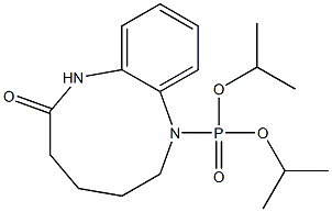 DIISOPROPYL (1,3,4,5,6,7-HEXAHYDROBENZO[B][1,4]DIAZONIN-2-ONE-7-YL)PHOSPHONATE Struktur