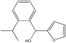 2-FURYL-(2-ISOPROPYLPHENYL)METHANOL Struktur