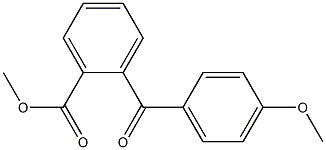 METHYL 2-(4-METHOXYBENZOYL)BENZOATE Struktur