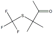 2-METHYL-2-(TRIFLUOROMETHYLTHIO)BUTAN-3-ONE Struktur