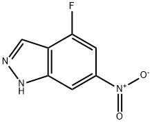 4-FLUORO-6-NITROINDAZOLE Struktur